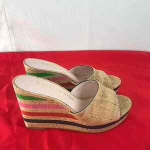 Kate Spade Multicolor Wedge Sandals